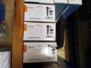 lot 35972 image: (4) Audio Technica Pro 41 Mics