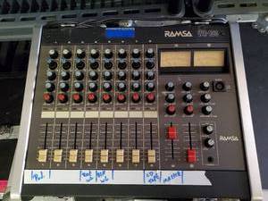 lot 35582 image: Ramsa 8 Channel Mixer WR-133