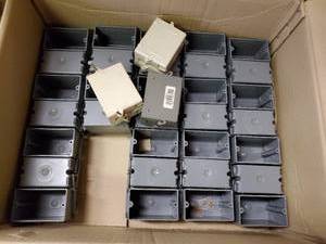 lot 35627 image: Single Gang Nail Up Boxes