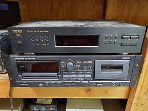 lot 35874 image: (2) Portable Cassette Players, Cassette Player, Denon CD Player