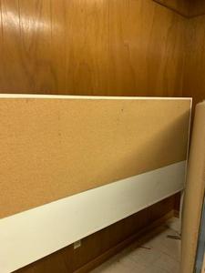 lot 36005 image: 1 Cork Covered Wooden Room Divider