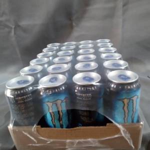 lot 29185 image: MONSTER ENERGY ZERO SUGER ENERGY DRINK 16FL. OZ