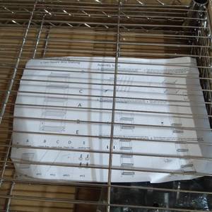 lot 29195 image: 5 TIERS SQUARE WIRE SHELVES