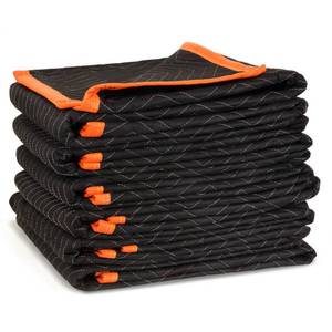lot 29212 image: WEN 72 in. x 40 in. Heavy-Duty Padded Moving Blankets (6-Pack)