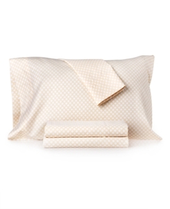 lot 29238 image: Charter Club Damask Designs Texture Dot Twin Sheet Set Bedding