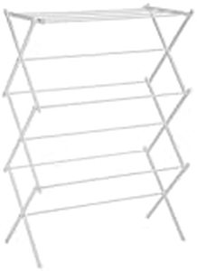 lot 29294 image: AmazonBasics Foldable Drying Rack - White