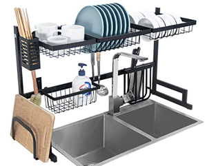lot 29342 image: over the sink dish drying counter space saver Shelf