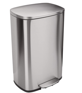 lot 29366 image: Amazonbasics Rectangle Soft-close Trash Can -