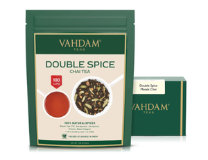 lot 29530 image: VAHDAM Double Spice Masala Chai Set Of Two