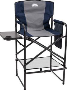 lot 29196 image: BLUE AND GREY DIRECTORS CHAIR ITEM NO.CTODSC1GR