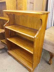 lot 1012 image: Wooden Book Case 39 x 28 x 12 in