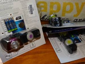 lot 19670 image: Lot of 4 New LED Head Lamps