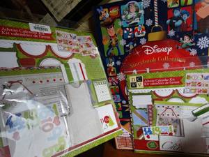 lot 19717 image: Disney Advent Calendar and Scap-Booking