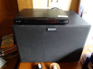 lot 19719 image: Bass Speaker & DVD Player