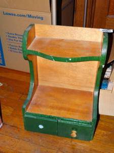 lot 19732 image: Small Wall Shelf with Drawer