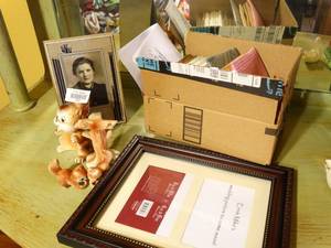 lot 19631 image: Squirrel S&P Shakers - Old Photo - Frame & Misc