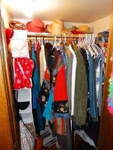 lot 19773 image: Contents of Closet-- Large Variety of Vintage & Contents Modern Clothing Pieces - Jacket, Coats & More