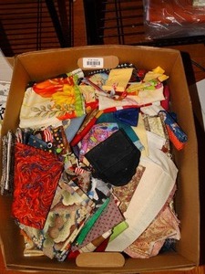lot 19790 image: Large Box of Quality Fabric