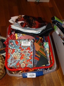 lot 19920 image: Misc Lot Of Quilting Fabric