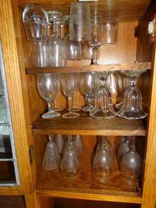 lot 19953 image: Large lot of wine glasses and stem ware