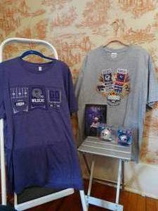 lot 35205 image: K-State Lot - Shirts, Book & Ornaments