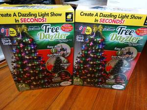 lot 35195 image: Two Tree Dazzler Light Kits for Christmas Trees - New