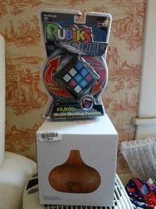 lot 35196 image: Rubix Cube and Oil Diffuser - New in Boxes