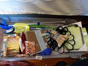 lot 35187 image: Great Lot of Home Goods - Most New - Organizers, Grabbers, Sewing Kit, Photo Frame and more