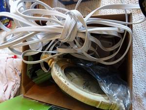 lot 35169 image: Lot of Home Items - Electric Blanket controls, beautiful clock, small tools and more