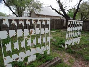 lot 35255 image: Metal Garden Accent Panels