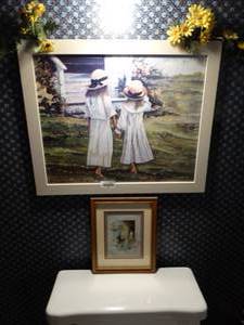 lot 19987 image: Large and Small Framed Art