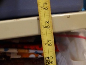 lot 35025 image: 62x35x14 Metal Shelves with Dividers