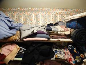 lot 35027 image: Fabric Lot Pictured in Closet