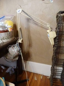 lot 35054 image: Desk Mount Lamp and Magnifier