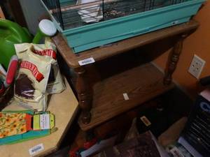lot 35112 image: Wooden Side Table
