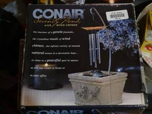lot 35114 image: Conair Serenity Pond with Wind Chimes