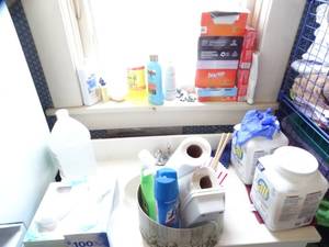 lot 35224 image: Lot of Assorted Cleaning Supplies and Products