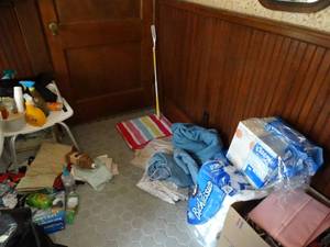 lot 35236 image: Lot of Misc. Home Goods-- Cleaning Products, Bedding, Bath Tissue, Etc