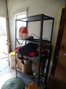 lot 35257 image: Metal 5-Tier Shelf
