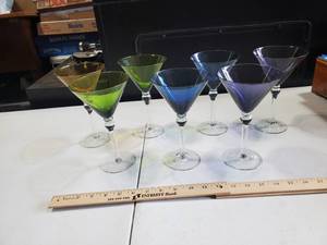 lot 1374 image: Martini Glasses