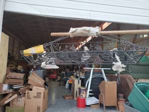 lot 1411 image: Ceiling pot rack