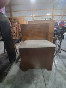 lot 1419 image: Unusual Sewing Chair with drawer