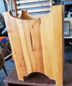 lot 1451 image: Wooden trash can