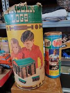 lot 1463 image: Lincoln Logs and Tinker toys