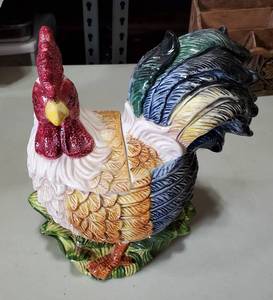lot 1465 image: Rooster Cookie Jar