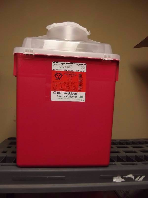 lot 9000 image: NEWBD Sharps Collector