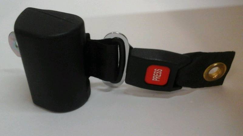 lot 9013 image: Lot of 16 Beams Push Button Retractable Lap Seat Belt