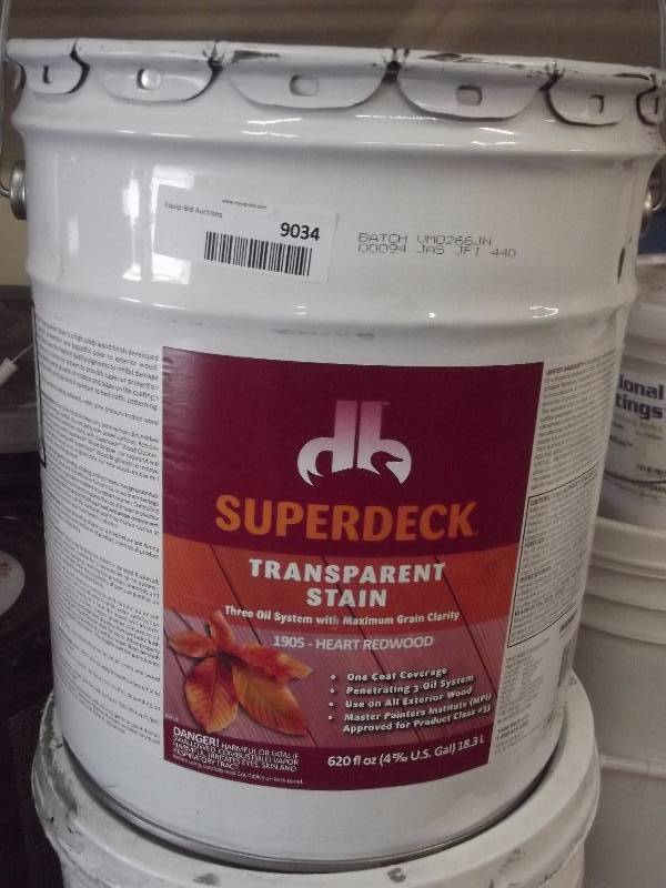 lot 9034 image: Superdeck Transparent Stain