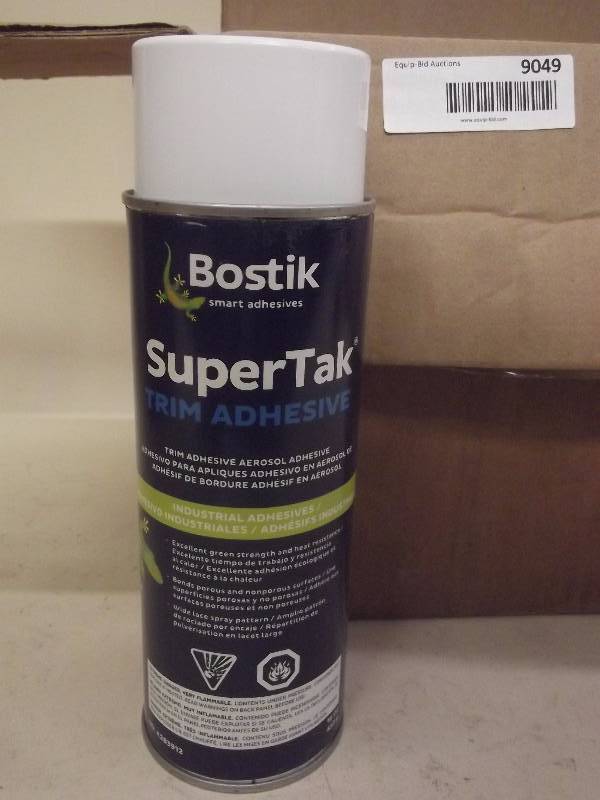 lot 9049 image: Lot of 11 BOSTIK SuperTak Trim Adhesive