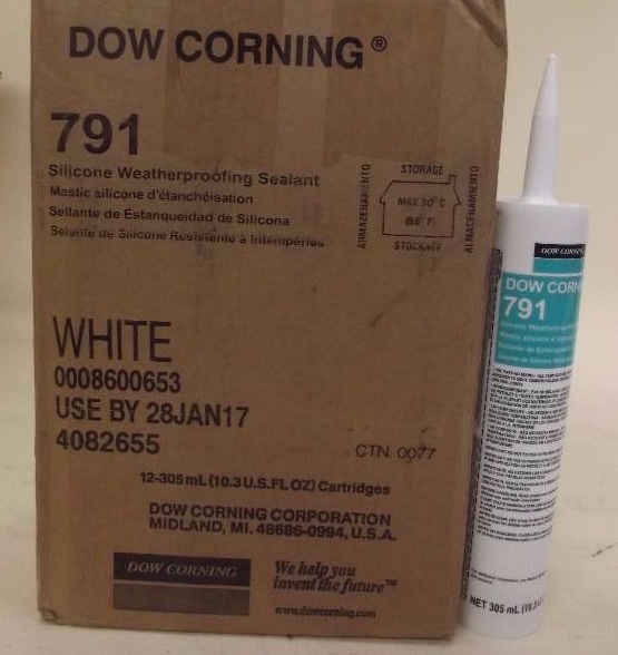 lot 9050 image: Silicone Weatherproffing Sealant 791 Chaulk